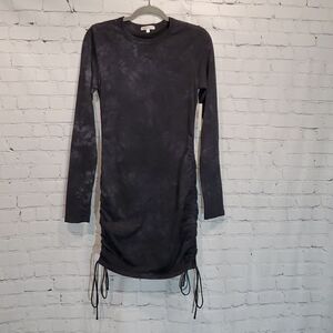 Cotton Citizen Lisbon shirt dress in graphite crystal NWT